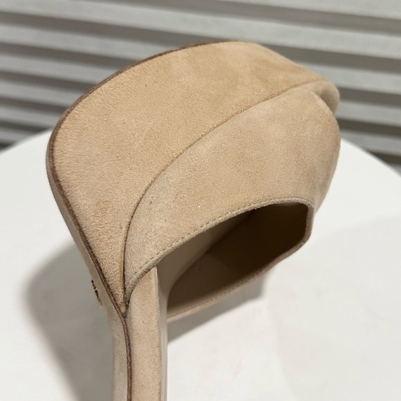 🌹STUART WEITZMAN🌹 Ryder Suede Platform Sandals Size: 10 - Picture 10 of 16